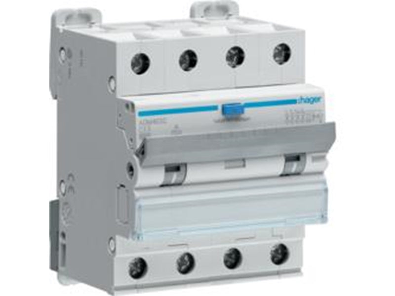 Hager Rcbo 4p 6ka c-13a 30ma 4m