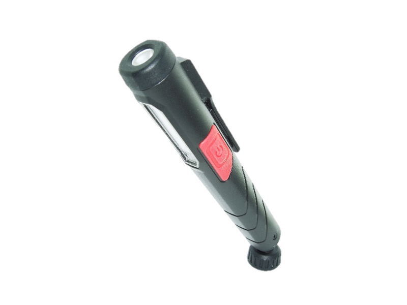 Haj Light Rechargeable pen-light 220+80 lumen Magnet in clip Magnet in swivel base