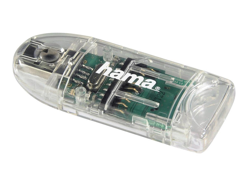Hama "8in1" USB 2.0 Card Reader SD / microSD transparent