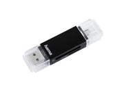 Hama "Basic" USB 2.0 OTG Cardreader SD / microSD black