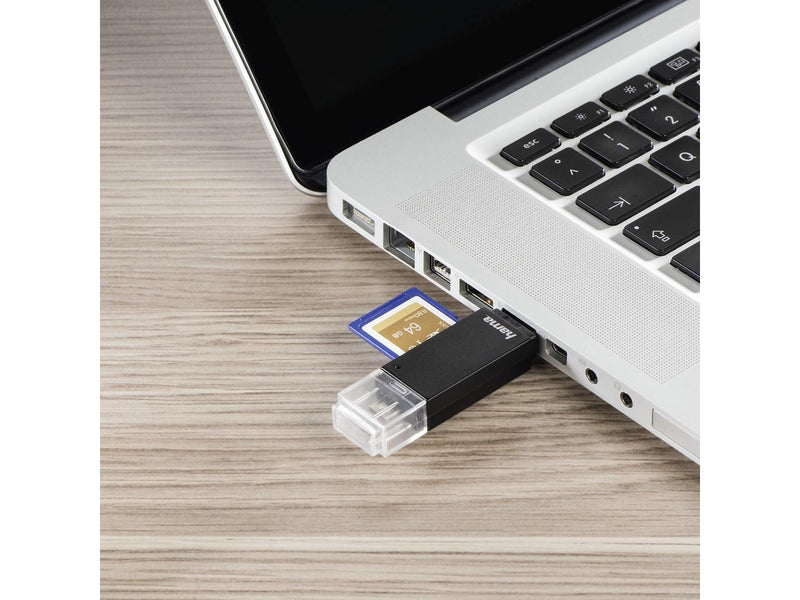 Hama "Basic" USB 2.0 OTG Cardreader SD / microSD black
