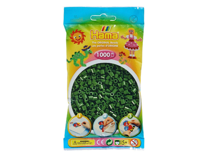 Hama Beads Forest Green 1000 pcs