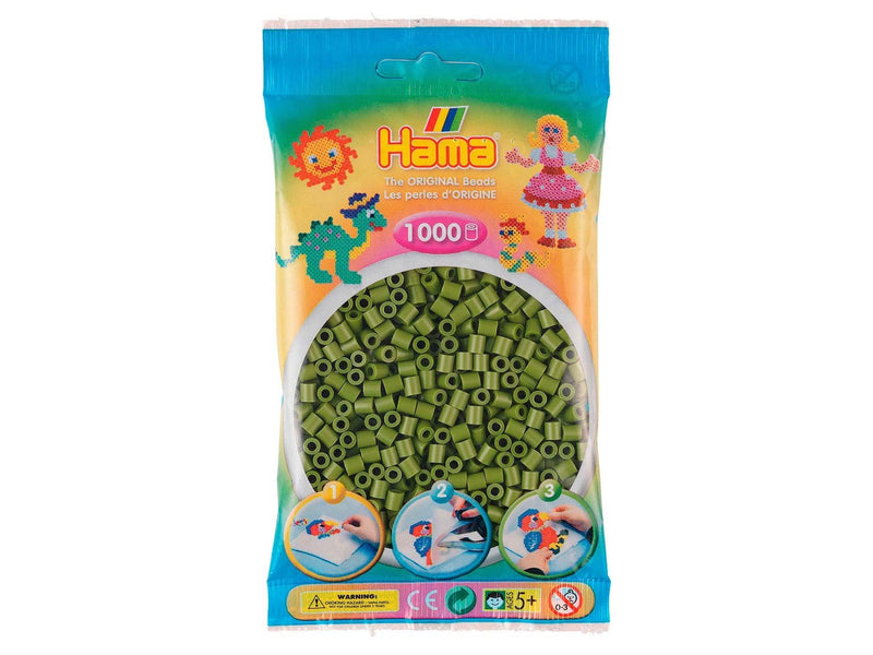 Hama Beads - Olive Green 1000pcs