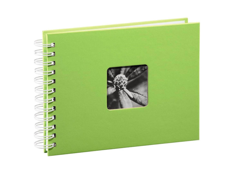 Hama "Fine Art" Spiral Album 24 x 17 cm 50 White Pages kiwi