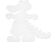 Hama Ironing Beads Pegboard-Crocodile