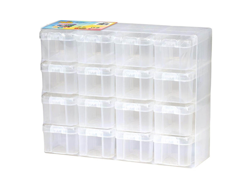Hama Ironing Beads Storage Box Set with 16 storage boxes