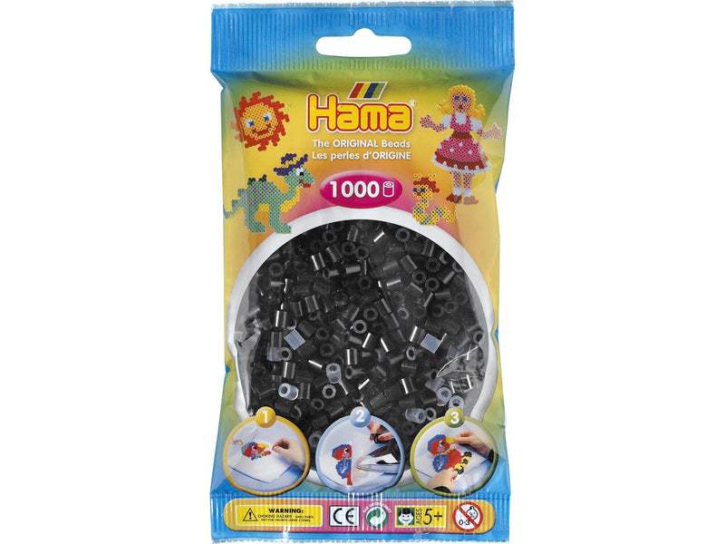Hama Ironing beads - Black 1000 pcs