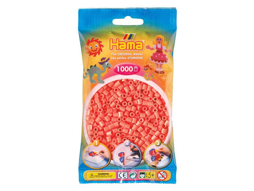 Hama Ironing beads-Red Pastel (044) 1000pcs.