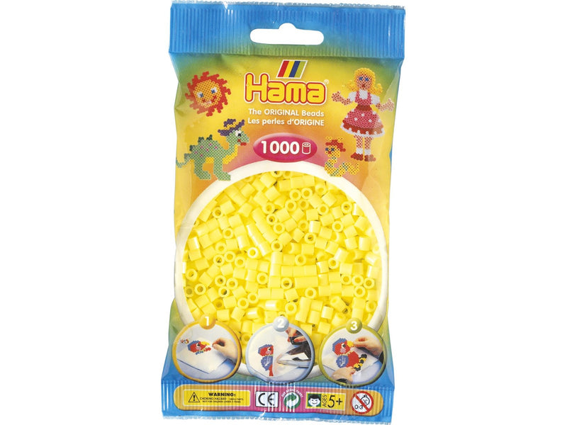 Hama Ironing beads - Yellow Pastel 1000 pcs