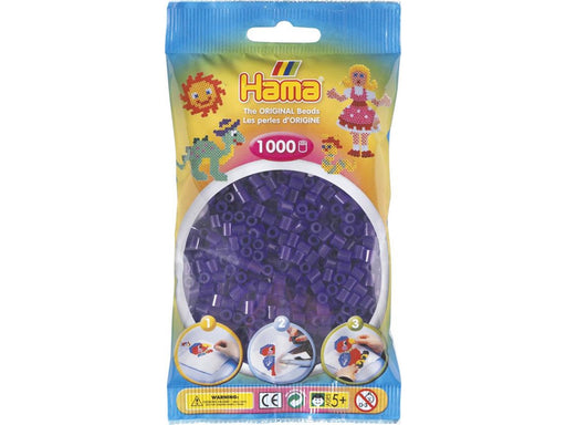 Hama Ironing beads-purple transparent (024) 1000pcs.