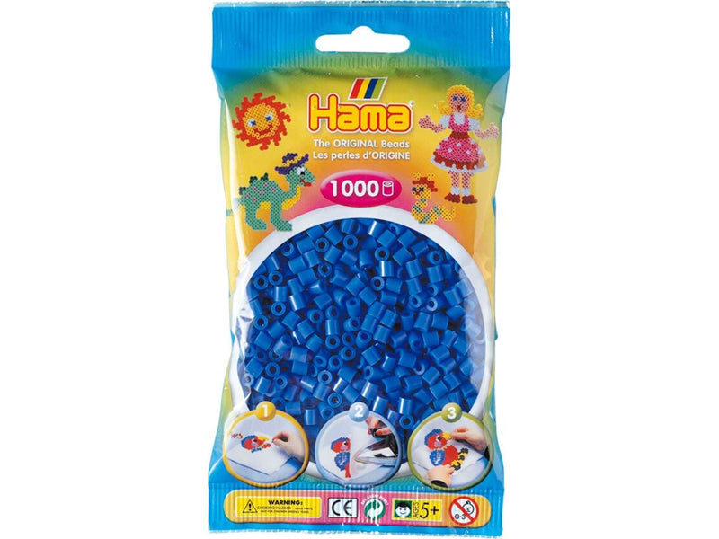 Hama Midi 5+ Ironing beads - Blue - 1000pcs