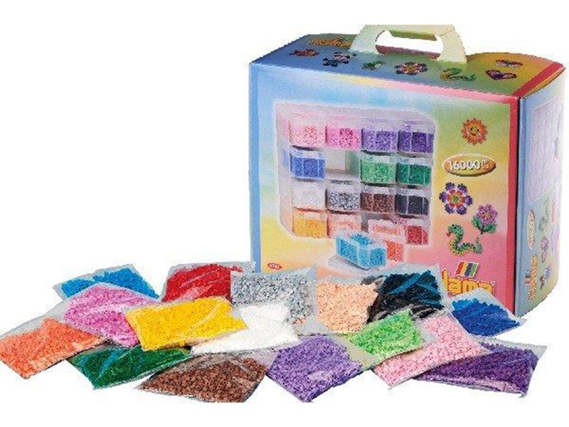 Hama Midi Storage Box Set 16 pcs incl. 16.000 beads