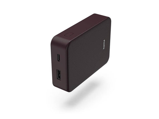 Hama Powerbank Colour 10 10000mAh USB-C+USB-A Plum - 10000 mAh