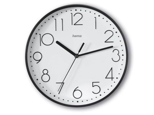Hama 'Salina' Wall Clock Ø 22 cm Black