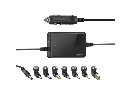 Hama "Slim & Light" Universal Car Notebook Power Supply Unit - car power adapter - 70 Watt