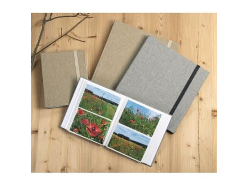 Hama "Tessuto" Jumbo Album 30x30 cm 60 White Pages - Grey