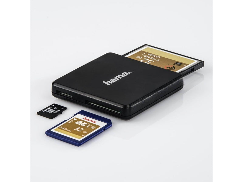 Hama USB 3.0 Multi-Card Reader - kortlæser - USB 3.0