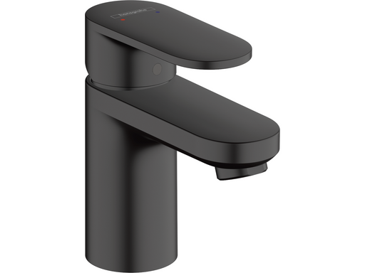 Hansgrohe Vernis Blend 1-lever basin mixer 70 with lift-up bottom valve, Matt black