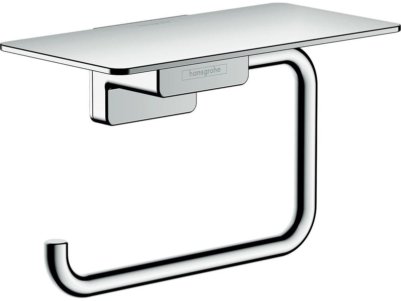 Hansgrohe addstoris roll holder with shelf chrome