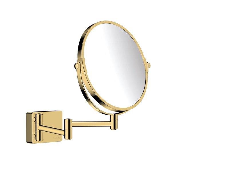 Hansgrohe addstoris shaving mirror polished gold-optic pvd