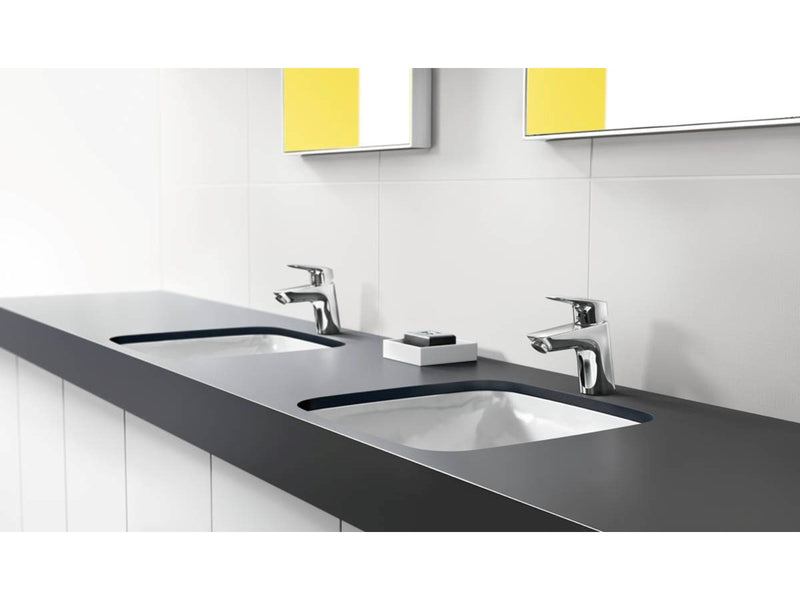 Hansgrohe logis single lever basin mixer 70 with pop-up waste set