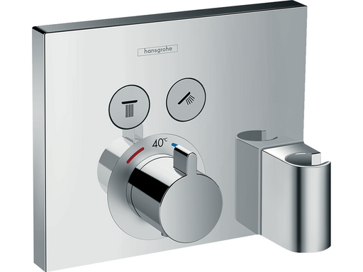 Hansgrohe showerselect thermostatic mixer for concealed inst