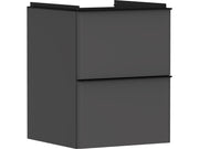 Hansgrohe xelu q vanity unit diamond matt grey 480/475 with