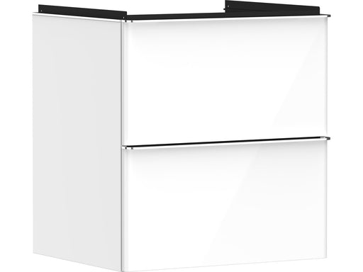 Hansgrohe xelu q vanity unit high gloss white 580/475 with 2