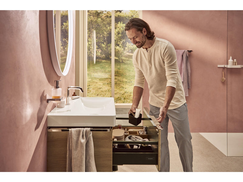 Hansgrohe xelu q wash basin 600/480 with tap hole without ov