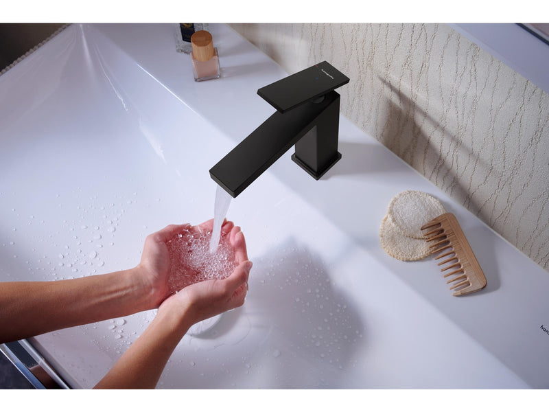 Hansgrohe xelu q wash basin 800/480 with tap hole without ov