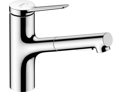 Hansgrohe zesis m33 single lever kitchen mixer 219 mm spout.