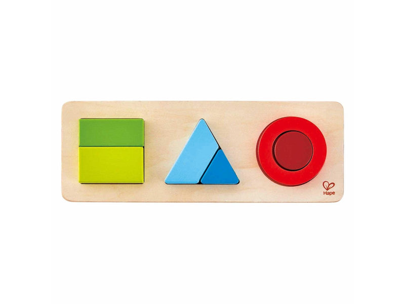 Hape - Geometry Shape Puzzle - 7pcs.