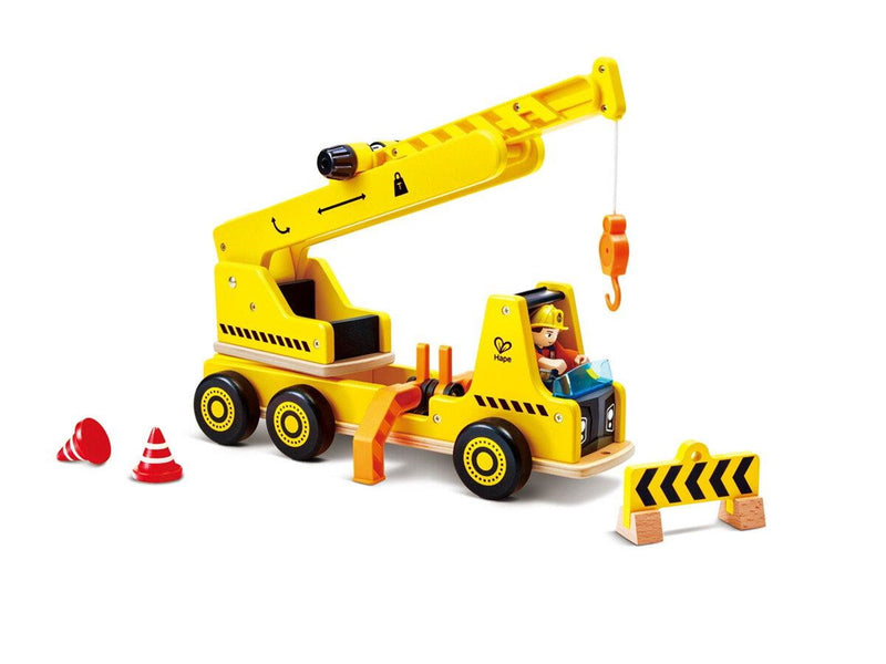 Hape Mobile Crane & Construction Set