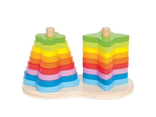 Hape Pile Tower Rainbow