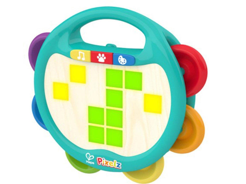 Hape Pixelz Shake & Tap Tambourine
