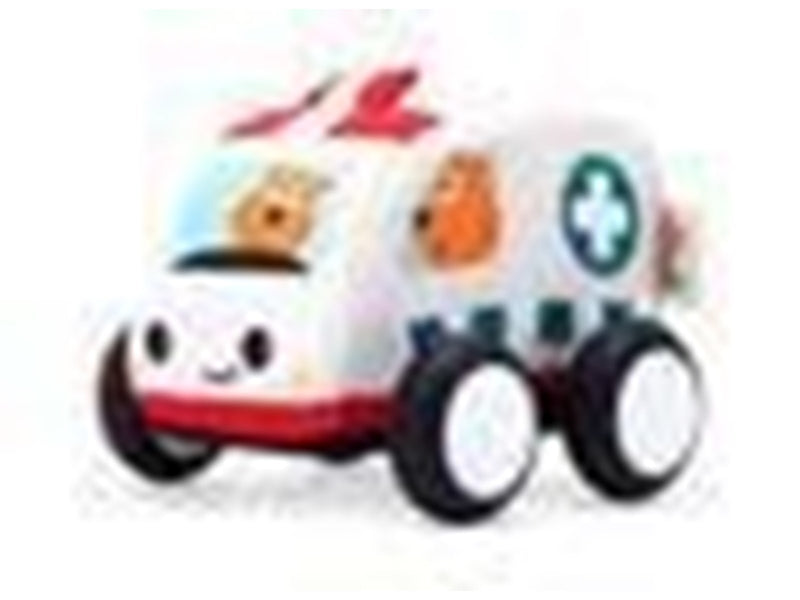 Hape Pull-Back Plush Car Set