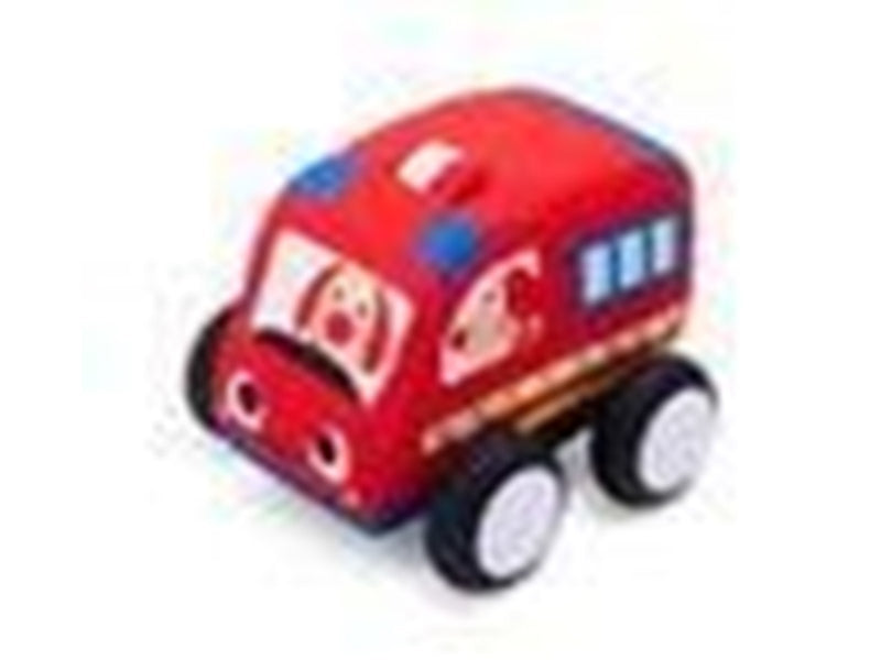 Hape Pull-Back Plush Car Set