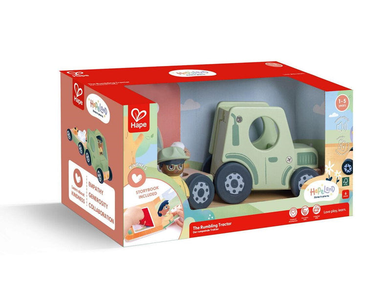 Hape The Rumbling Tractor With Sound