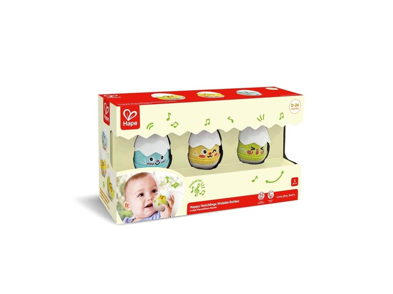 Hape Wobble Rattle Egg Set