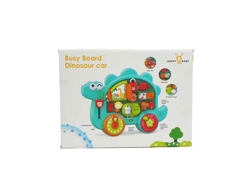 Happy Baby Busy board dinosaur with light and music