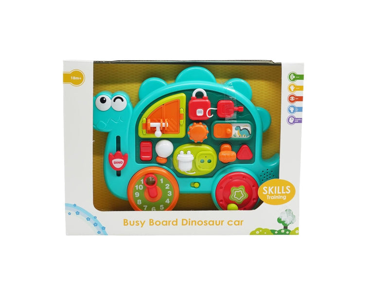 Happy Baby Busy board dinosaur with light and music