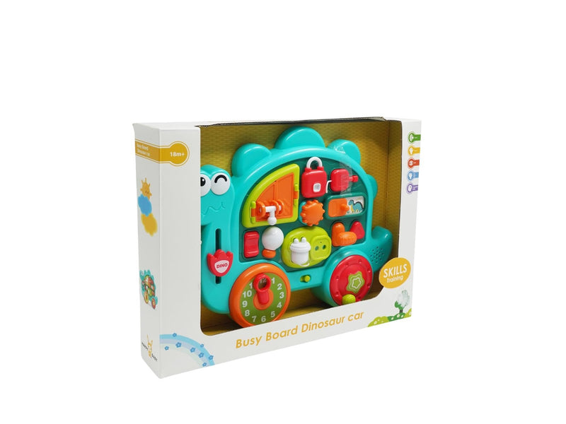 Happy Baby Busy board dinosaur with light and music