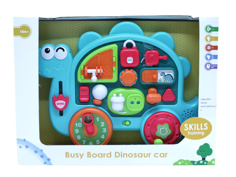 Happy Baby Busy board dinosaur with light and music