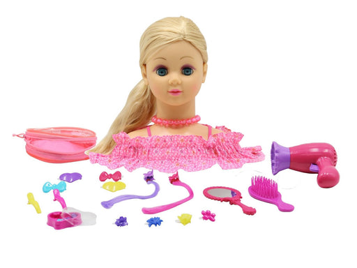 Happy Friend HF Hairstyling Head Blond Hair