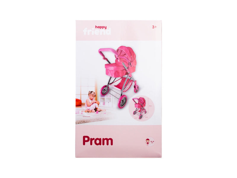 Happy Friend Pram pink