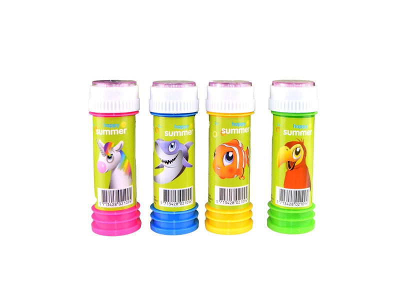 Happy Summer Animal Bubbles  60ml 4asst.