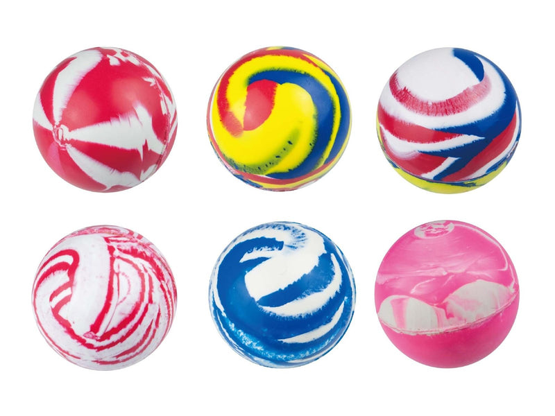 Happy Summer Bouncing balls 3.5cm 6pcs