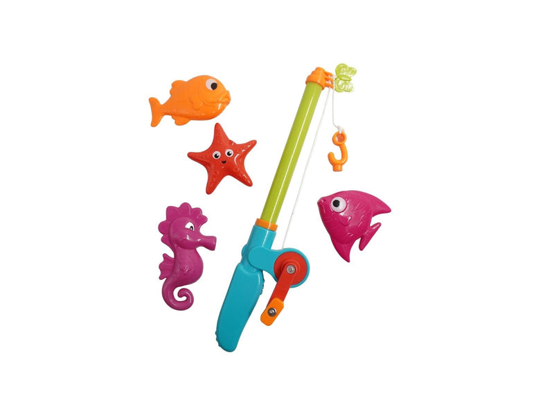 Happy Summer Fishing Game with Fishing Rod