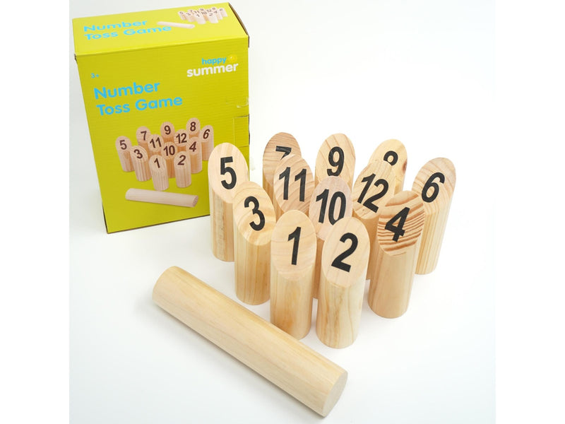 Happy Summer Number Toss Game FSC