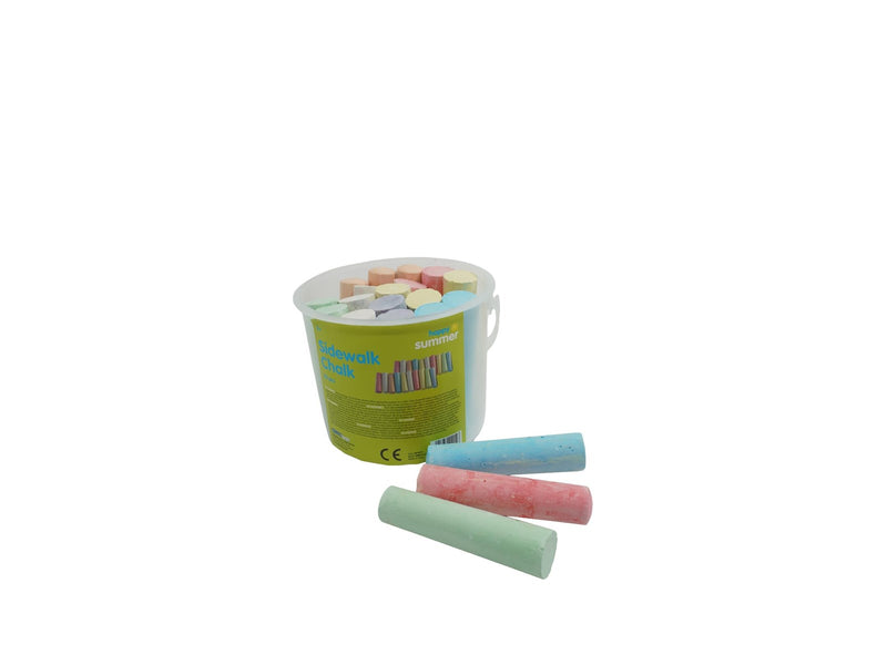 Happy Summer Sidewalk Chalk Bucket 20pcs